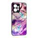 TPU чохол Marble Ultraviolet для Xiaomi Redmi Note 12 Dark Purple 088591 фото 1