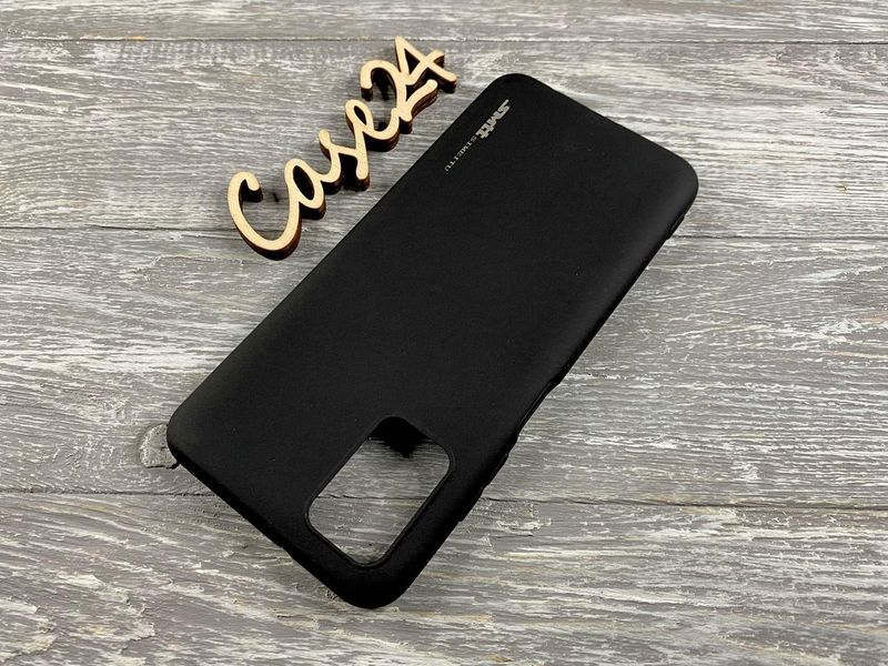 TPU чохол Smitt накладка бампер для Samsung Galaxy A03s чорний 084135 фото