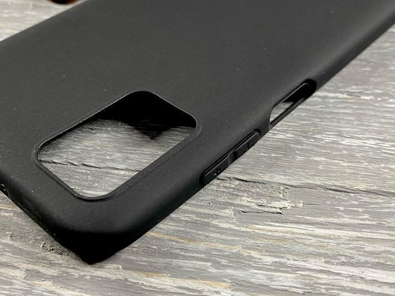 TPU чохол Smitt накладка бампер для Samsung Galaxy A03s чорний 084135 фото