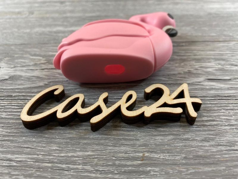 Чохол на Airpods Фламінго рожевий 081993 фото