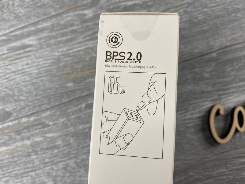 СЗУ Baseus GaN2 Lite Quick Charger 65W (2 Type-C) 83300 фото