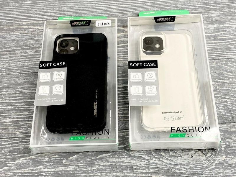 TPU чехол Smitt накладка на бампер для iPhone 13 mini (айфон 13 міні) (2 кольори) 084258 фото