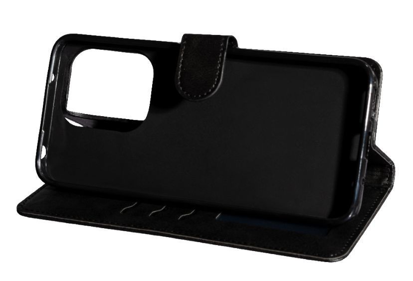 Шкіряний чохол-книжка Business Book на Poco M6 (4G) / black 200351 фото