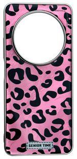 TPU чохол Leopard Case для Poco C75 / pink 202029 фото