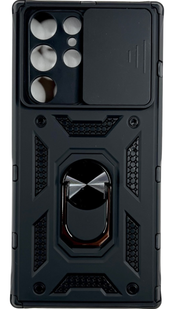 PC + TPU чохол Camshield armor для Samsung Galaxy S22 Ultra / чорний 086517 фото