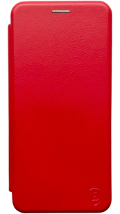 Кожаный чехол книжка Elegant book на Samsung Galaxy A23 (самсунг а23) красный 086369 фото