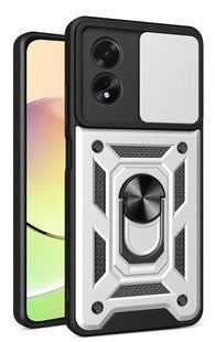 PC + TPU чехол Camshield Armor для OPPO A60 / серебристый 098058 фото