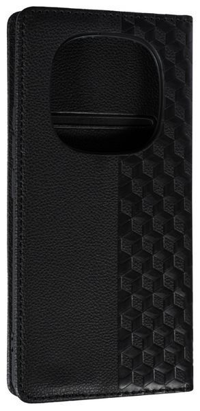 Чехол книжка Deluxe на Xiaomi Redmi Note 14 Pro (4G) / черный 203273 фото