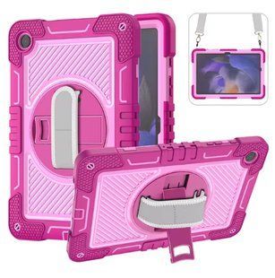 Чохол Carbon Armor Cover Tablet на Samsung Galaxy Tab A8 (X200 / X205) 10.5" / малиновий 097694 фото