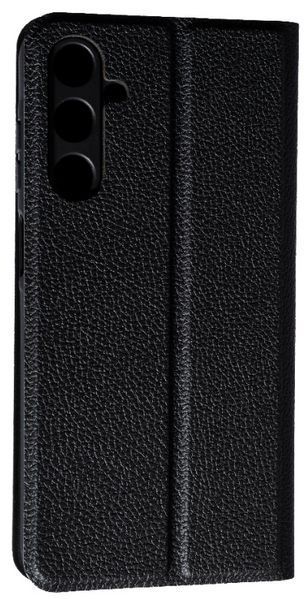 Шкіряний чохол книжка Fibra case на Samsung Galaxy M56 (5G) / чорний 203142 фото