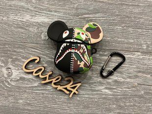 Чехол 3д Bape Shark на Airpods 080899 фото