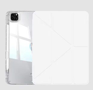 Чехол книжка Transparent Origami на Apple iPad Air 4 (10.9") (2020-22) / белый 098774 фото