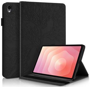 Чехол книжка Wood Book на планшет Samsung Galaxy Tab S11 (11") / черный 100844 фото