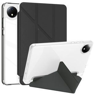 Чехол книжка Transparent Origami на Xiaomi Redmi Pad SE (8.7") 2024 / черный 100231 фото