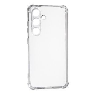 Чехол WXD силиконовый противоударный для Samsung Galaxy S24 Plus (закрытая камера) / прозрачный 094283 фото