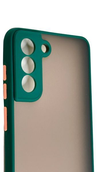 TPU чохол накладка Matte Color Case для Samsung Galaxy S21 FE темно-зелений 092203 фото