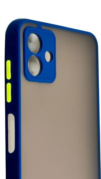 TPU чехол накладка Matte Color Case для Samsung Galaxy A04 синий 092503 фото