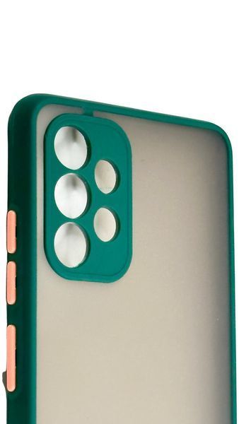 TPU чохол накладка Matte Color Case для Samsung Galaxy A53 темно-зелений 092453 фото