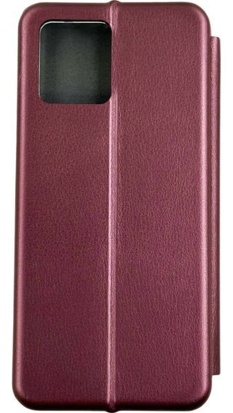 Чехол книжка Elegant book для Motorola G72 / бордовый 091853 фото