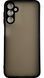TPU чохол накладка Matte Color Case для Samsung Galaxy M54 чорний 092303 фото 3