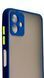 TPU чехол накладка Matte Color Case для Samsung Galaxy A04 синий 092503 фото 2