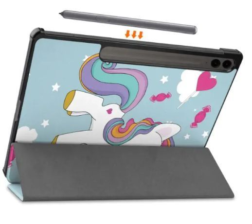 Чехол книжка Crazy Horse для Samsung Galaxy Tab S9 FE Plus (12,4") / pony 097725 фото