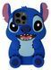 Силіконовий 3D чохол Funny Stitch для iPhone 15 Pro Max / блакитний 098938 фото 1