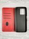 Кожаный чехол книжка Retro на ZTE Blade V30 (на зте блейд в30) красный 084510 фото 3