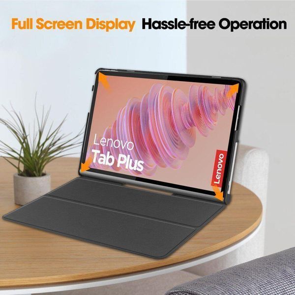 Шкіряний чохол книжка Crazy Horse на планшет Lenovo Tab Plus (11.5")/graffiti 098898 фото