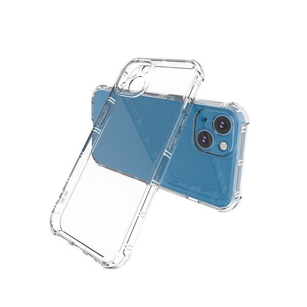 Чохол WXD силіконовий протиударний для iPhone 13 mini / прозорий 087022 фото