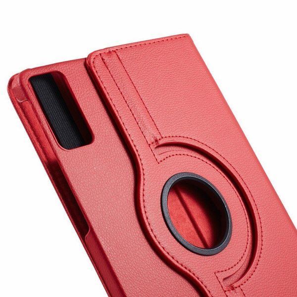 Шкіряний чохол-книжка 360 на Xiaomi Redmi Pad SE (11") / червоний 093015 фото