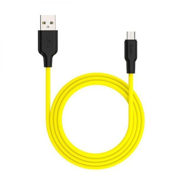 USB-кабель Hoco X21 Plus Silicone Micro USB Cable (2m) (5 кольорів) 80609 фото