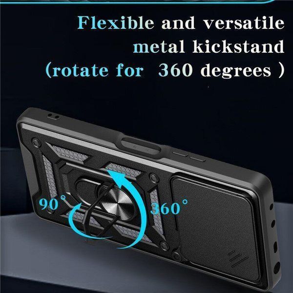 PC + TPU чехол Camshield Armor для OPPO A5 Pro (4G/5G) / синий 099836 фото
