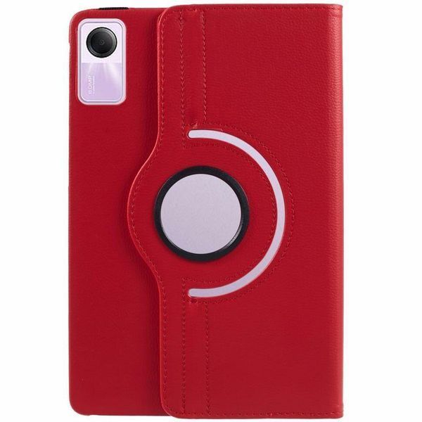 Шкіряний чохол-книжка 360 на Xiaomi Redmi Pad SE (11") / червоний 093015 фото