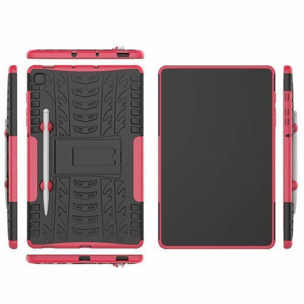 PC + TPU чохол Armor на Samsung Tab S6 Lite 10.4" рожевий 093355 фото