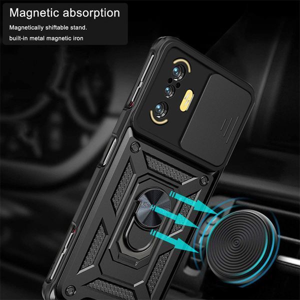 PC + TPU чохол Camshield armor для Tecno POVA 3 / сріблястий 089292 фото