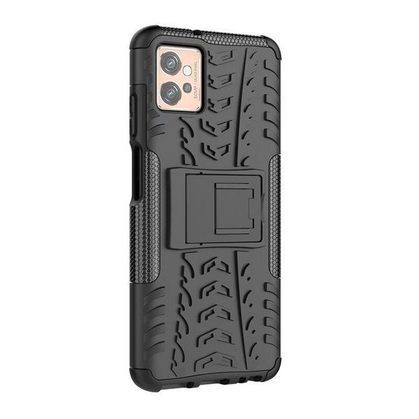 PC + TPU чохол Armor на Motorola G32 рожевий 089494 фото