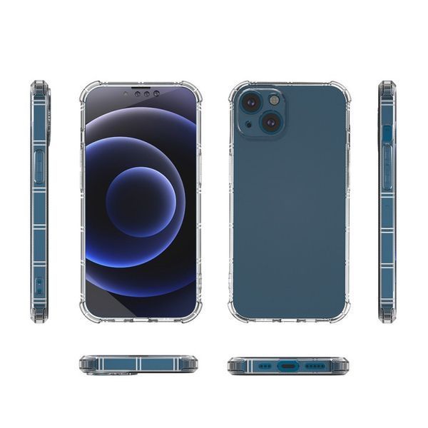 Чохол WXD силіконовий протиударний для iPhone 13 mini / прозорий 087022 фото