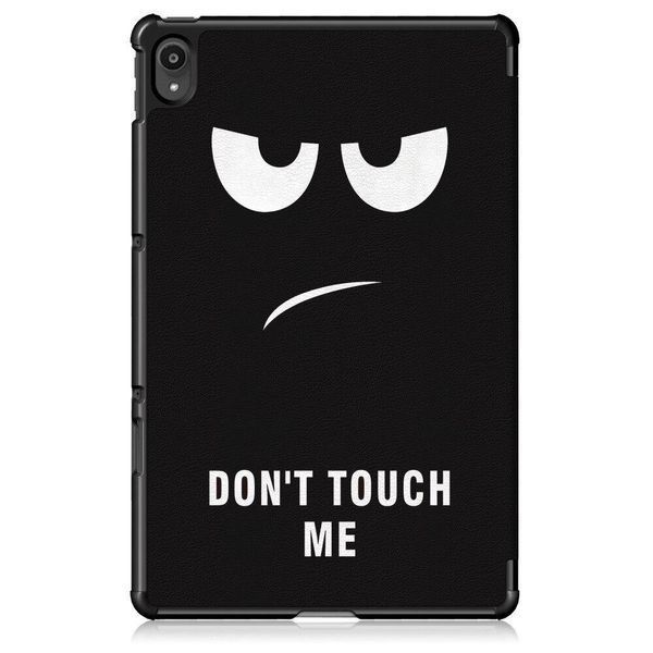 Шкіряний чохол-книжка Crazy Horse для Lenovo Tab P11 Plus (11") / dont touch me 093923 фото