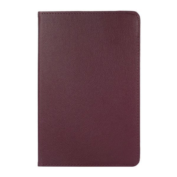 Кожаный чехол книжка 360 для Samsung Galaxy Tab А7 10.4 T500 T505 / баклажановый 100818 фото