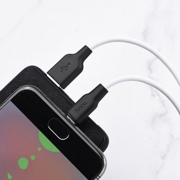 USB-кабель Hoco X21 Plus Silicone Micro USB Cable (2m) (5 кольорів) 80609 фото