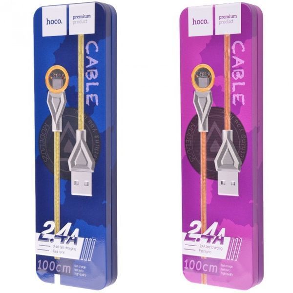 USB кабель Type-C на Hoco U25 Golden Armor (1m) (2 цвета) 16690 фото