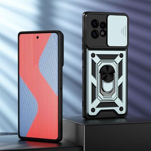 PC + TPU чехол Camshield Armor для Motorola Edge 40 Pro / светло-зеленый 092053 фото