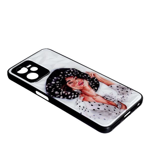 Чехол накладка New Prisma для Realme C35 Girl in a hat 088742 фото