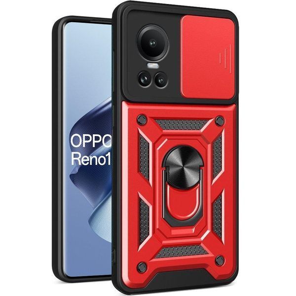 PC + TPU чохол Camshield armor на OPPO Reno 10 Pro (5G) / червоний 092103 фото