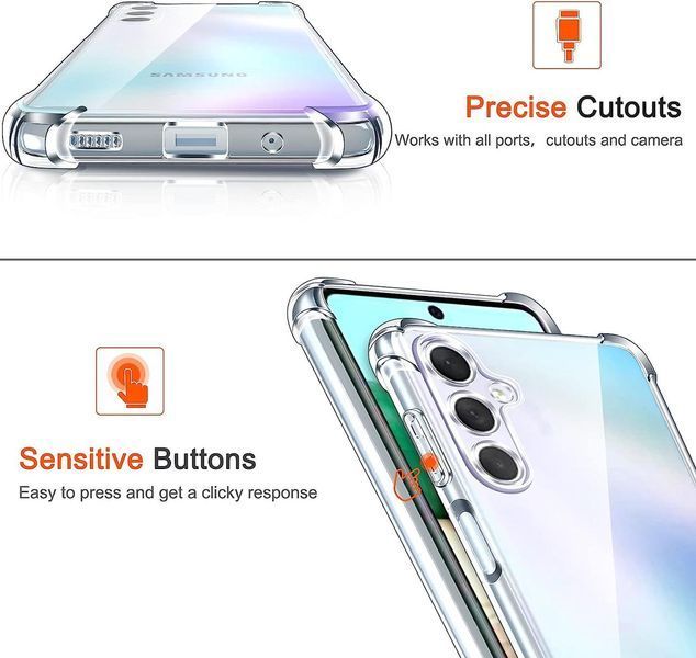 Чохол накладка WXD для Samsung Galaxy M54 (5G) / прозорий 089747 фото