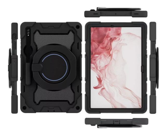 Чохол Rainbow Armor Tablet на планшет Samsung Galaxy Tab S10 Plus (12.4") / чорний 201838 фото