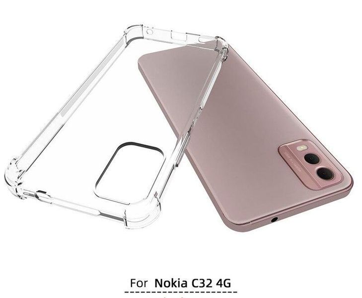 Чехол накладка WXD на Nokia C32 / прозрачный 90895 фото