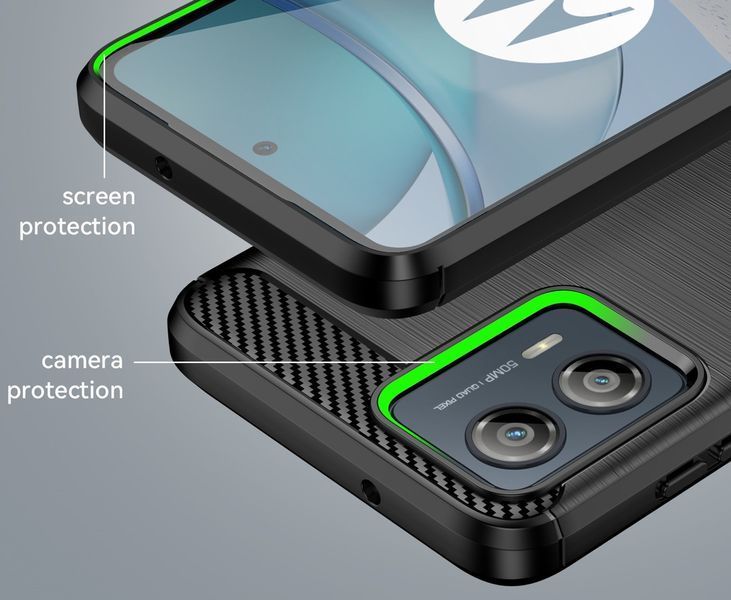 TPU чехол накладка Urban для Motorola G53 / черный 89342 фото