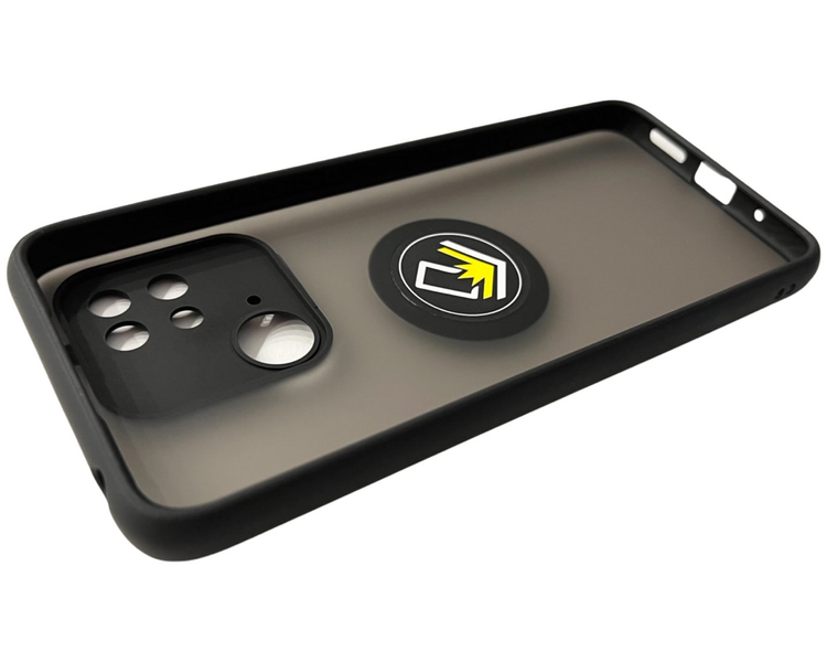 Чохол для Matte Ring Magnit для Xiaomi Redmi 10C (редмі 10ц) чорний 086222 фото